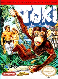 NES - Toki Box Art Front