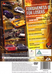 PS2 - Burnout Revenge Box Art Back