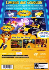 PS2 - Crash Tag Team Racing Box Art Back