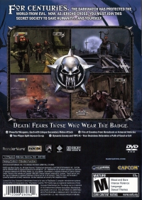 PS2 - Darkwatch Box Art Back