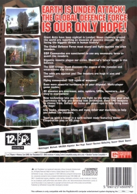 PS2 - Global Defense Force (Europe) Box Art Back