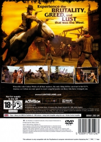 PS2 - Gun Box Art Back