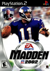 PS2 - Madden NFL 2002 Box Art Front