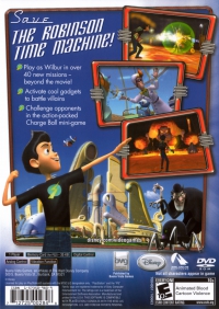 PS2 - Meet the Robinsons Box Art Back