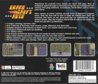 PSX - Grand Theft Auto Box Art Back