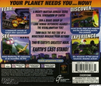 PSX - Invasion from Beyond Box Art Back
