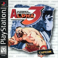 PSX - Street Fighter Alpha 3 Box Art Front